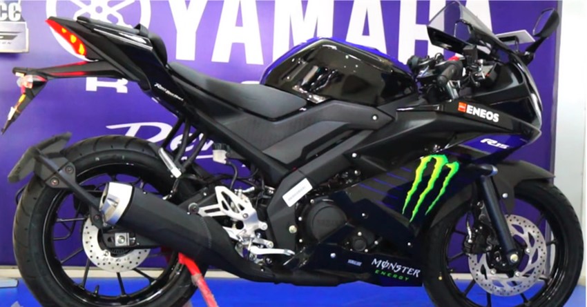 Yamaha R15 V3 Monster Energy Walkaround Video