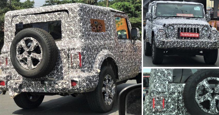 2020 Mahindra Thar SUV Spotted