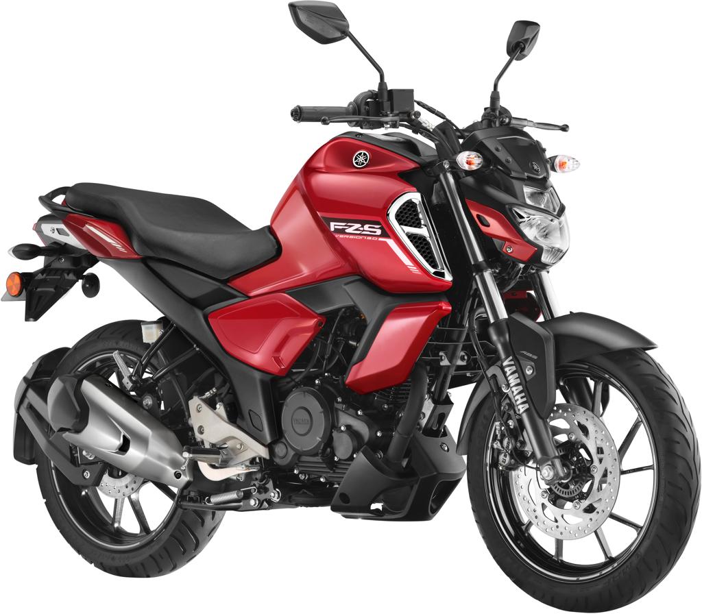 Yamaha FZS V3 in Metallic Red