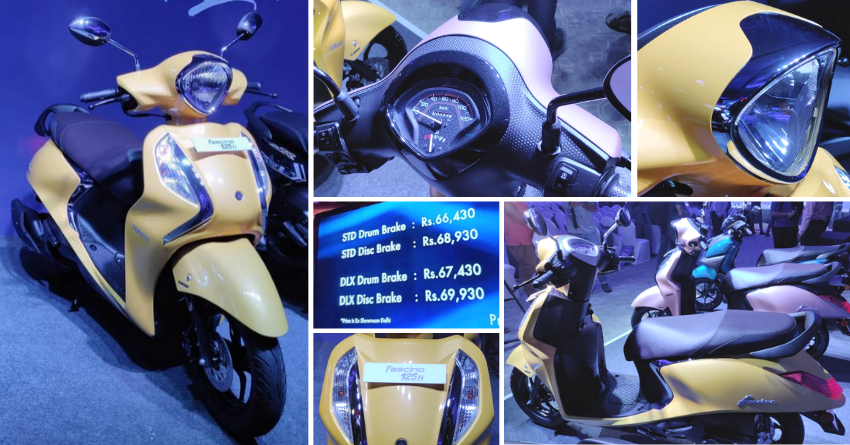 BS6 Yamaha Fascino 125 Fi Launched