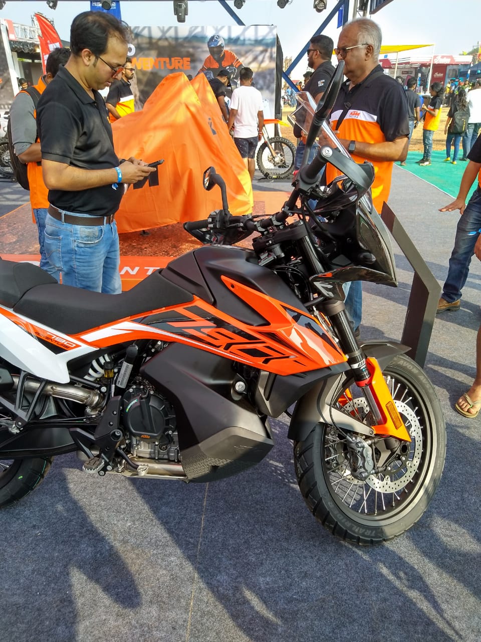 KTM 790 Adventure Showcased 5 - KTM 790 Adventure Showcased in India at IBW 2019 KTM 790 Adventure Showcased 5