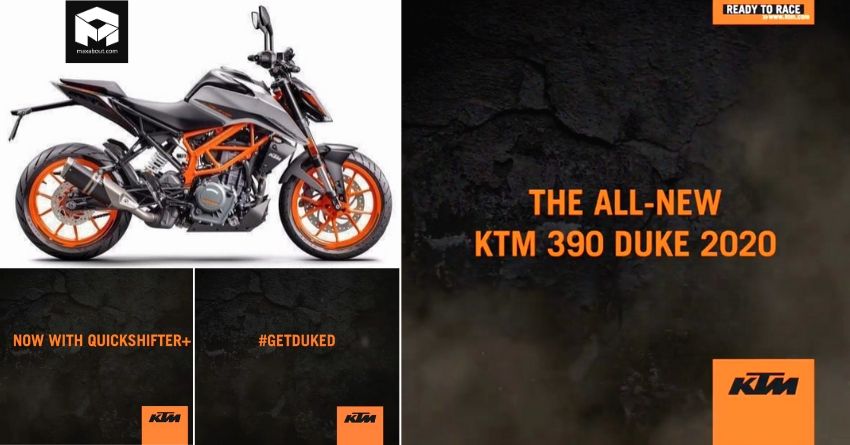 2020 KTM Duke 390 Officially Teased; Quickshifter+ Confirmed