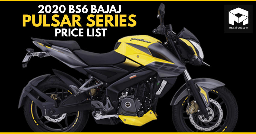 2020 Price List of Bajaj Pulsar Series