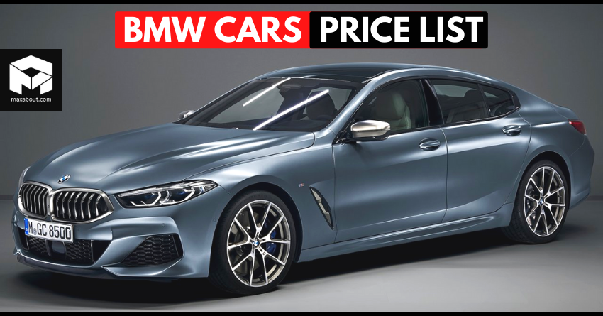 2021 BMW Cars and SUVs Price List