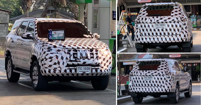 Next-Gen Toyota Fortuner Spotted