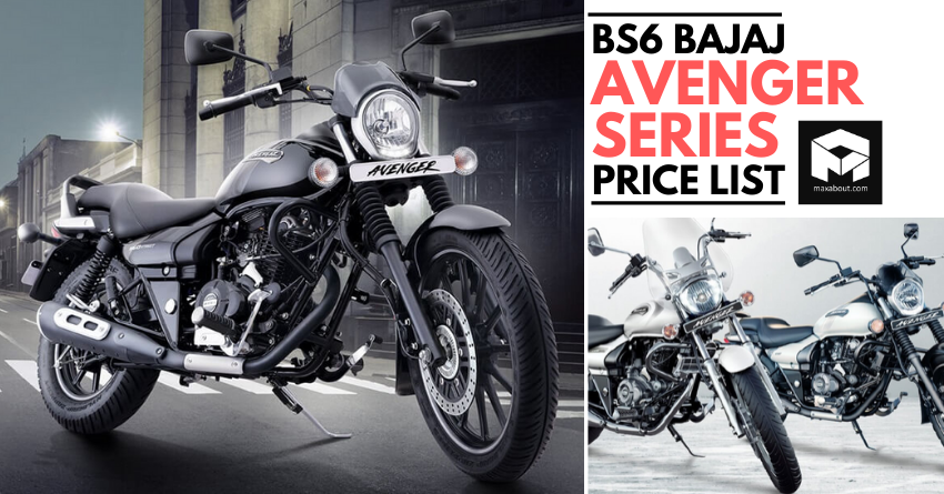 BS6 Bajaj Avenger Series Price List Leaked