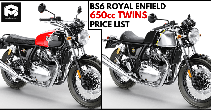 BS6 Royal Enfield INT 650 and CGT 650 Prices