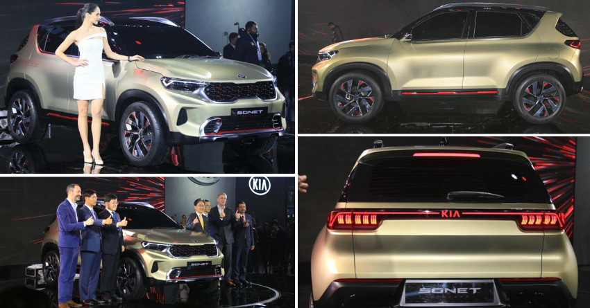 Kia Sonet SUV Concept Officially Revealed