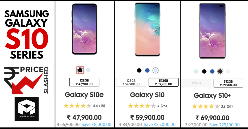 Samsung Galaxy S10 Series Price Dropped