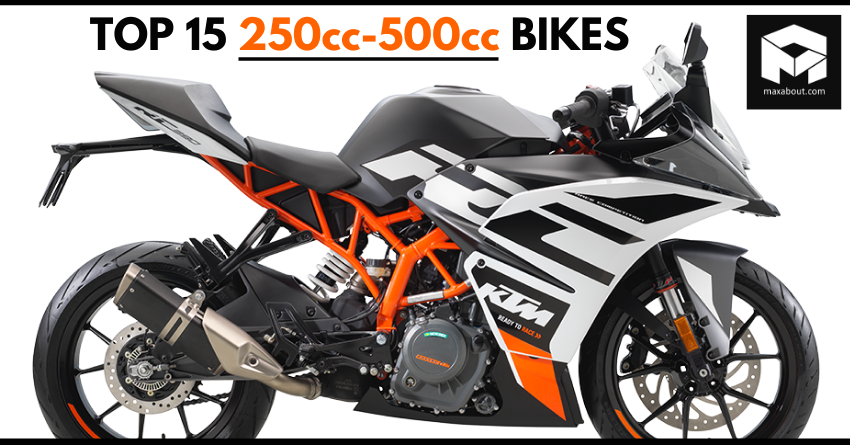 Top 15 Best-Selling 250cc-500cc Bikes