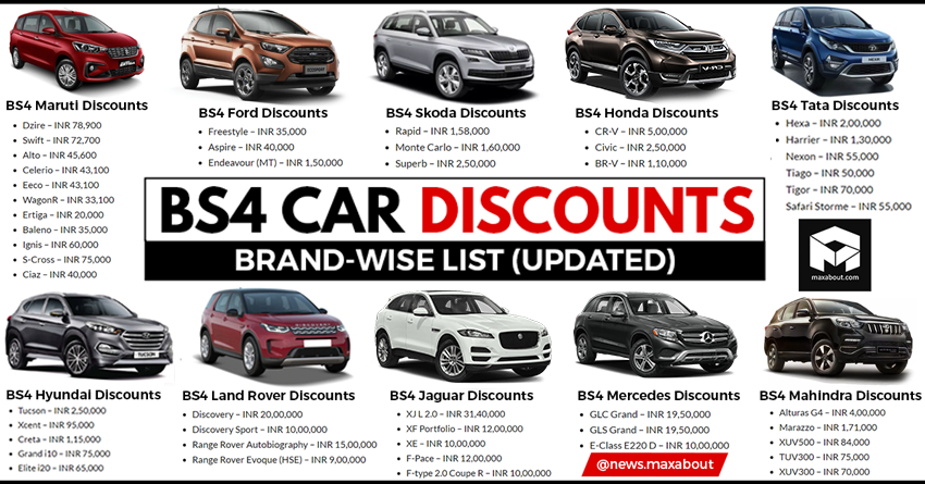 Complete List of BS4 Car Discounts [Deadline Extended]