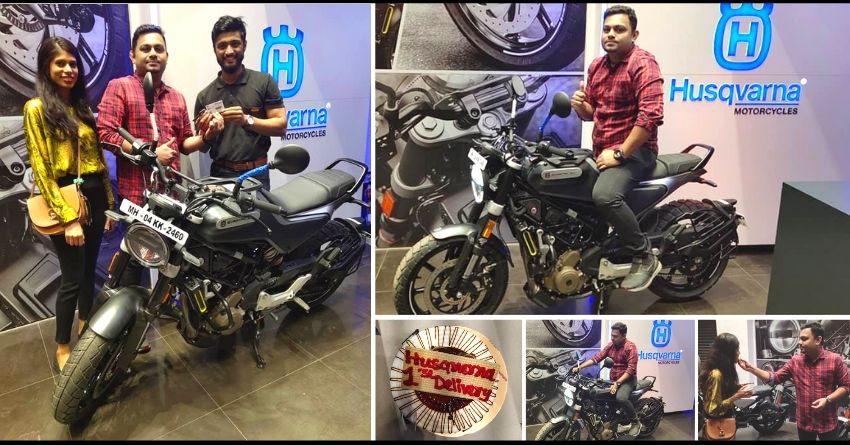 India's First 250cc Husqvarna Motorcycle Delivered