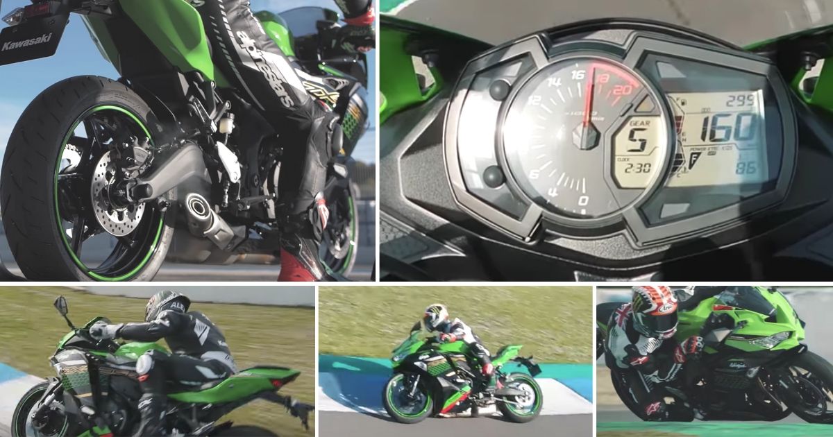 Kawasaki Ninja ZX-25R Track Video