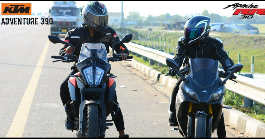 KTM 390 Adventure vs TVS Apache RR 310