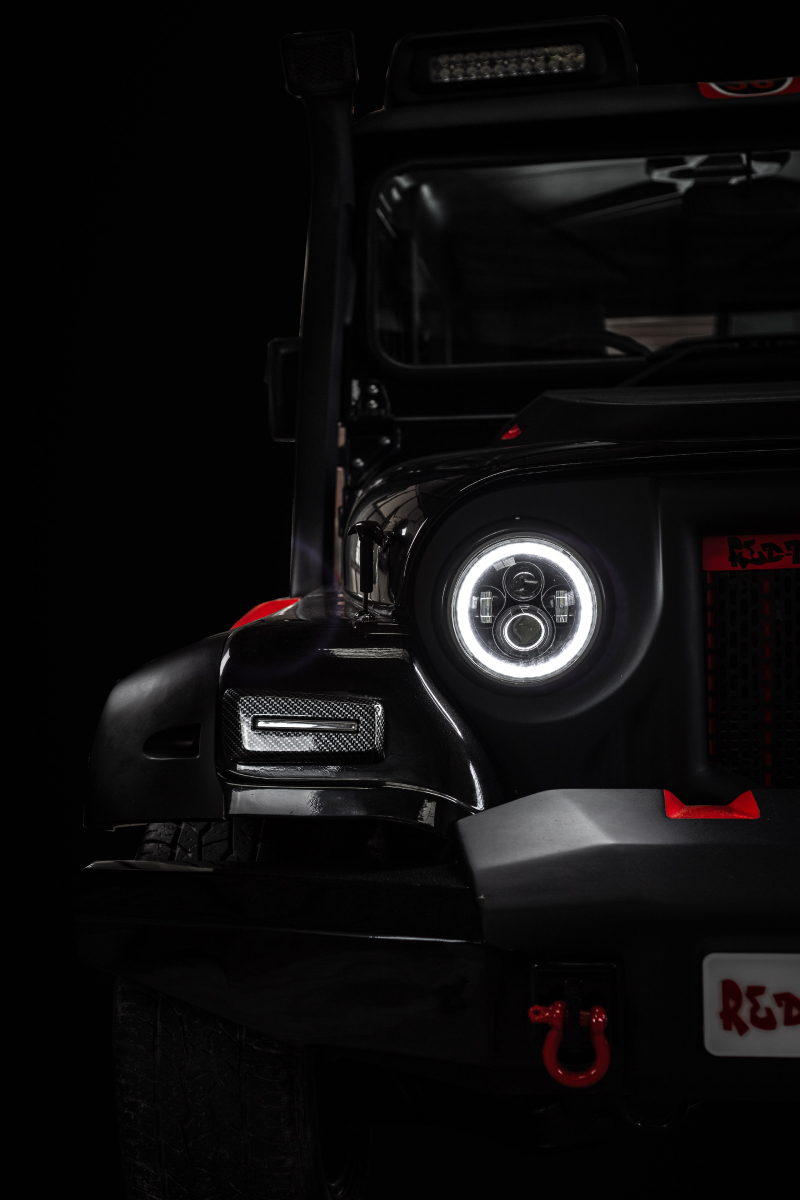 Mahindra Thar 'Black Hawk' Closeup Shot