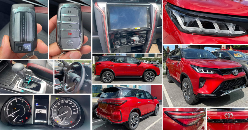 Emotional Red Toyota Fortuner Legender