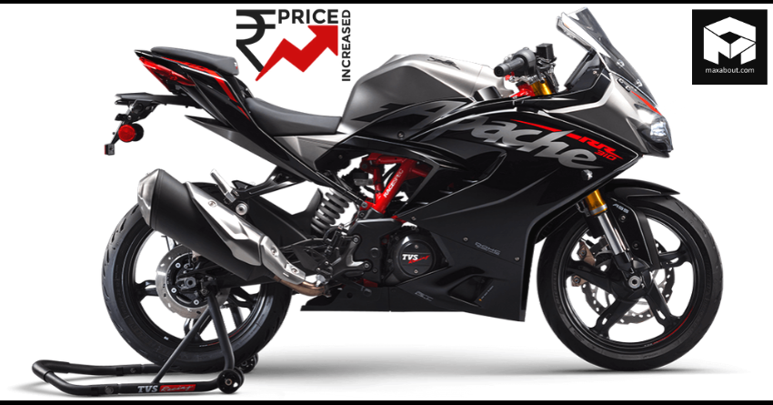 2020 BS6 TVS Apache RR 310 Price Increased