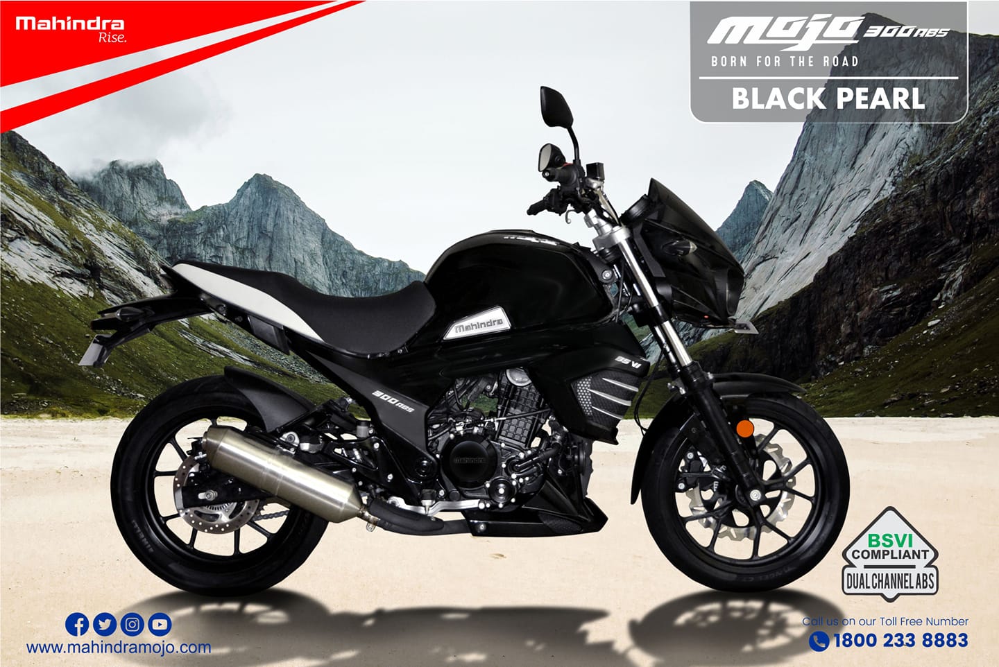 Mahindra Mojo 300 Black Pearl