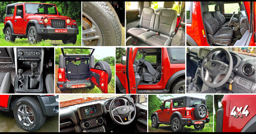 New Mahindra Thar LX Live Photos