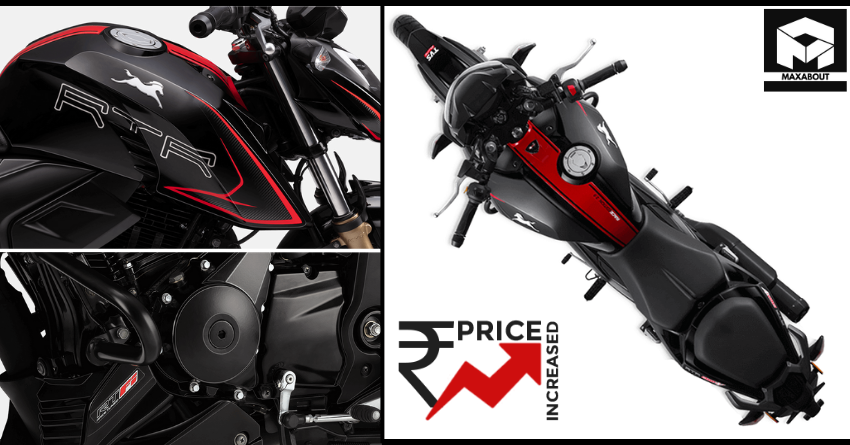 BS6 TVS Apache RTR 200 4V Price Increased