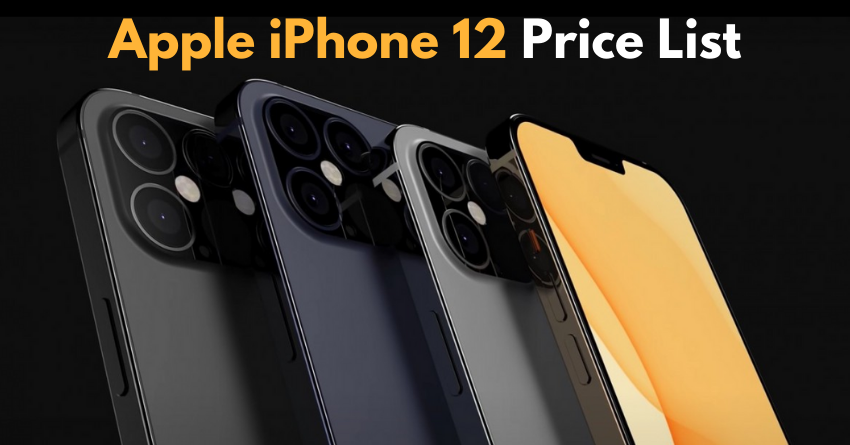 Apple iPhone 12 Model-Wise Price List Leaked