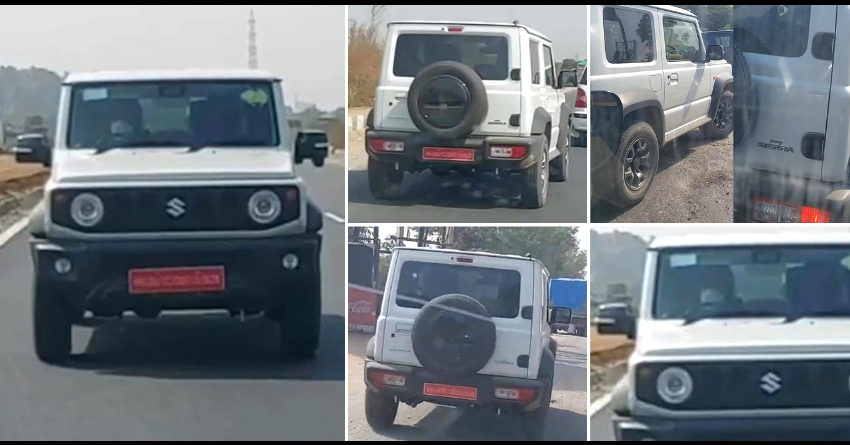 Maruti Suzuki Jimny Sierra Spotted