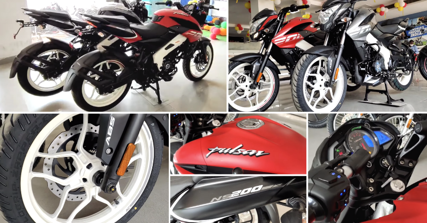 MY2021 Bajaj Pulsar NS200 Burnt Red & Pewter Grey