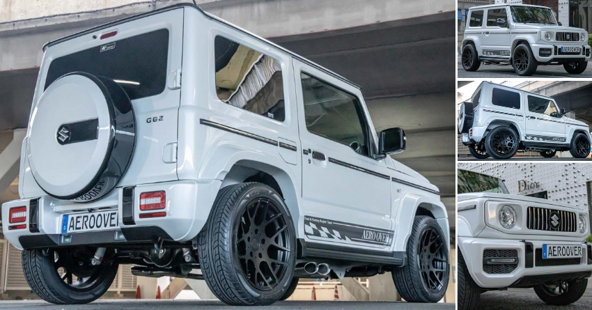 Jimny Modified to Look Like a Mercedes G-Wagon