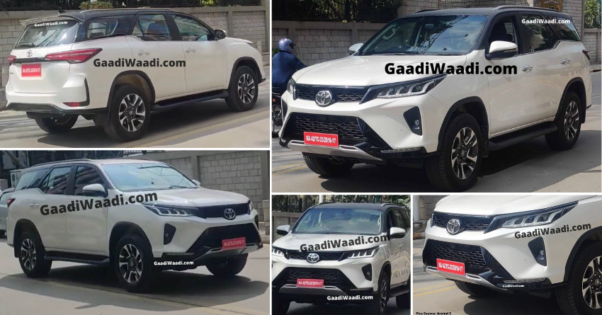 Toyota Fortuner Legender Spotted Testing in India