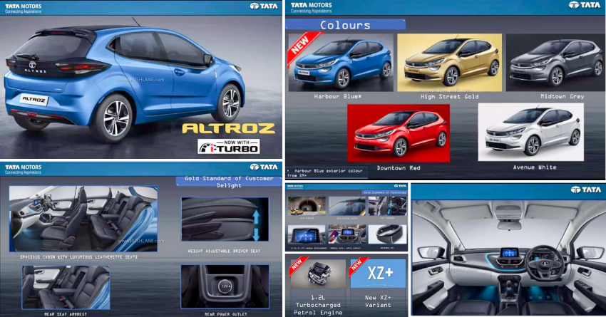 Tata Altroz iTurbo Brochure Leaked