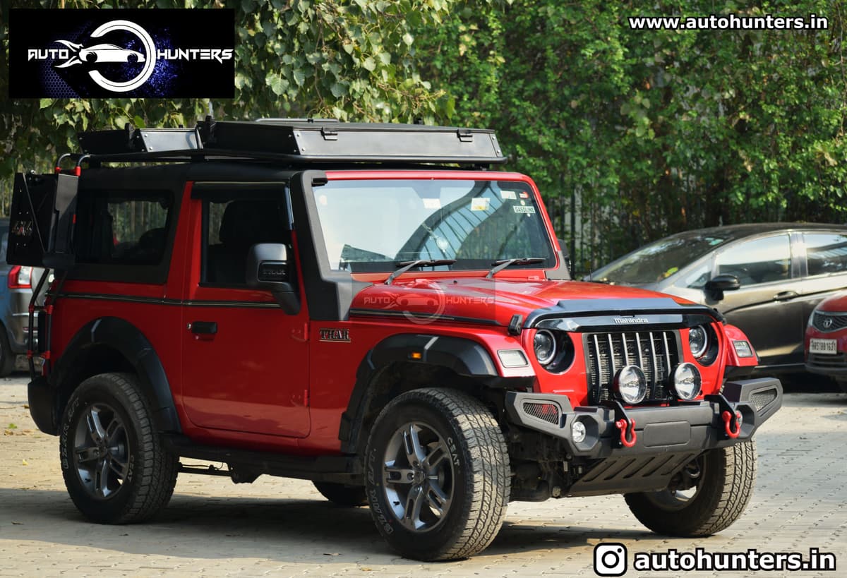 Mahindra Thar Adventure Edition 5 - Mahindra Thar Pure Adventure Version Looks Fantastic! - Live Photos Mahindra Thar Adventure Edition 5