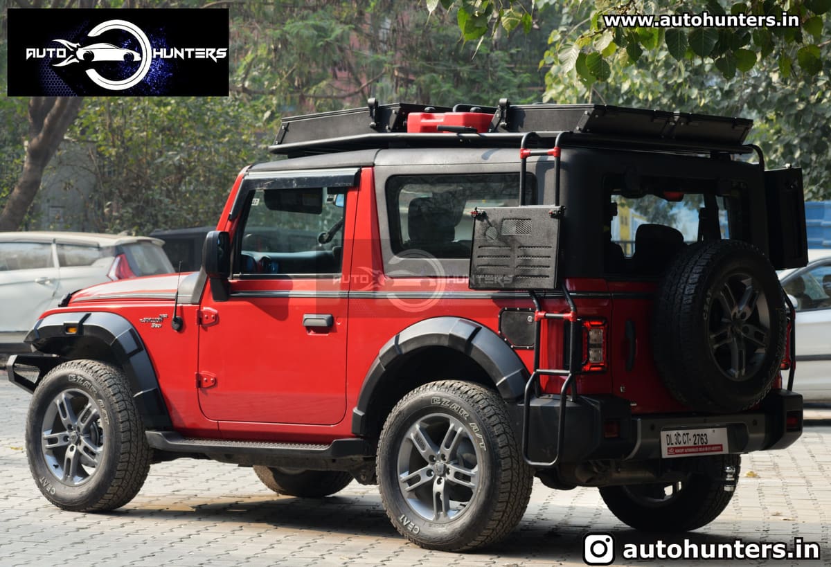 Mahindra Thar Adventure Edition 6 - Mahindra Thar Pure Adventure Version Looks Fantastic! - Live Photos Mahindra Thar Adventure Edition 6