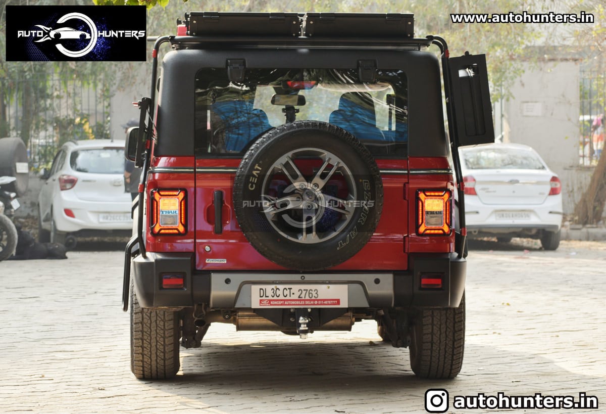 Mahindra Thar Adventure Edition 7 - Mahindra Thar Pure Adventure Version Looks Fantastic! - Live Photos Mahindra Thar Adventure Edition 7