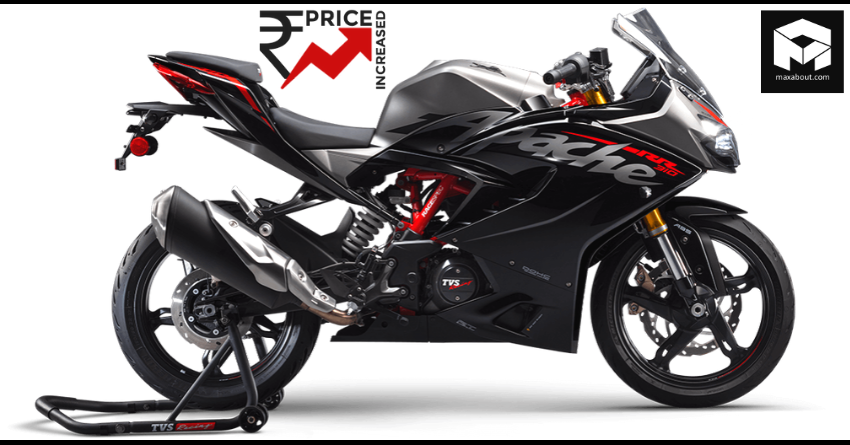 TVS Apache RR 310 4V Price Increased