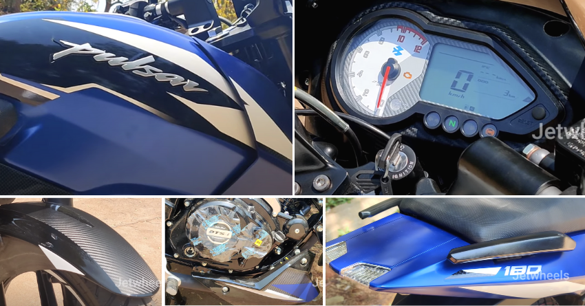 Matte Blue Bajaj Pulsar 180 Roadster Spotted; Launch Soon