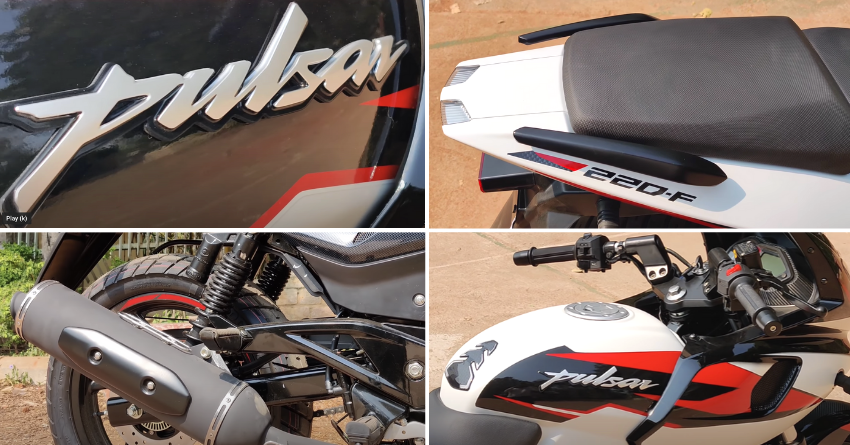 Moon White Bajaj Pulsar 220F Spotted