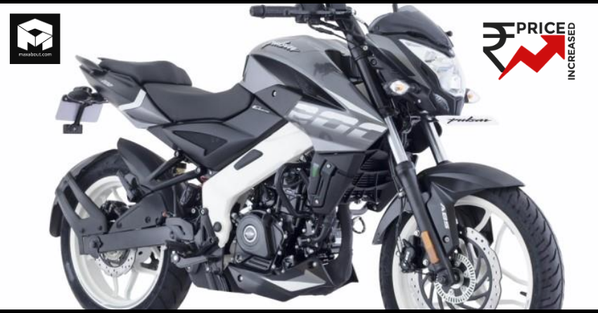 Bajaj Pulsar NS200 Price Increased in India by INR 2,004