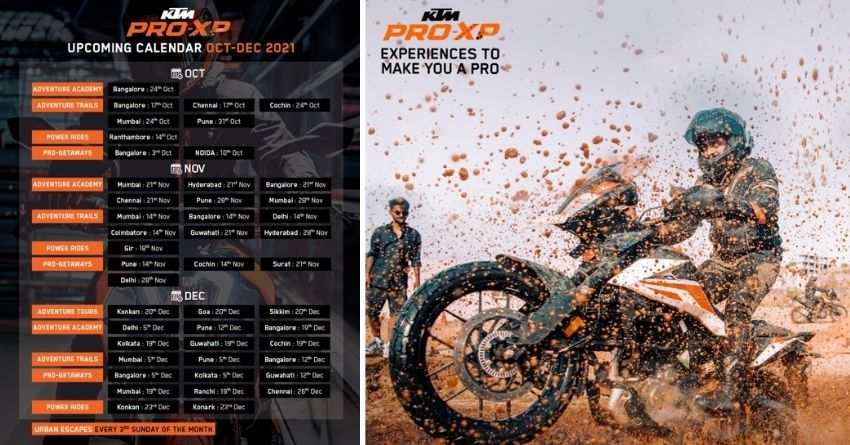 KTM India Launches Pro-XP Riding Program