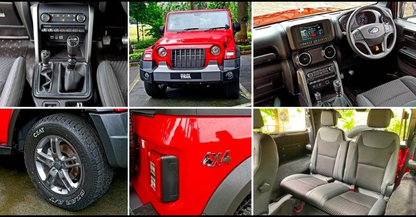 Live Photos of the Red Rage Mahindra Thar