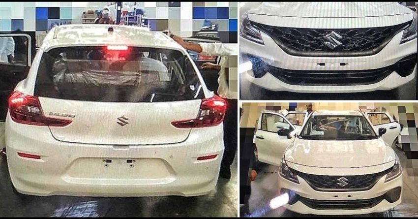 2022 Maruti Baleno Facelift Pictures Leaked