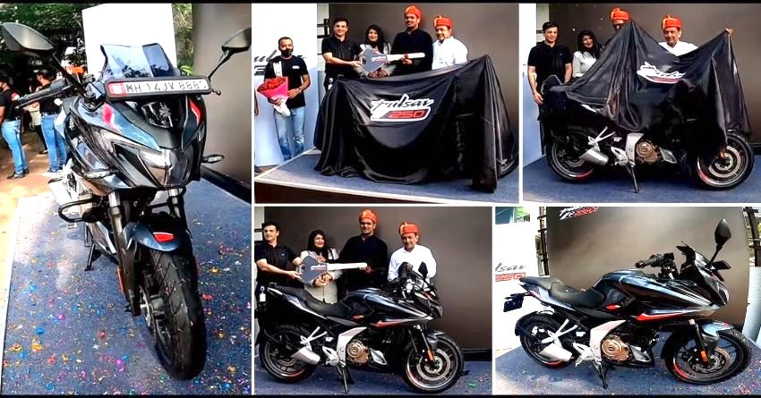 India’s 1st Bajaj Pulsar 250 Delivered in Pune – Here Are the Details