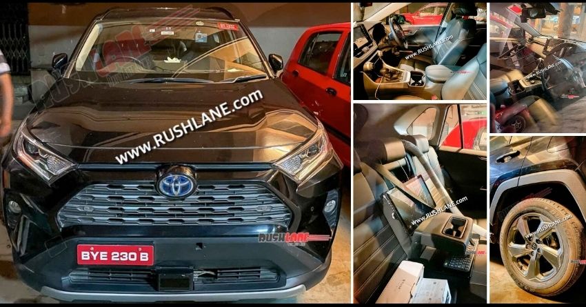 Toyota RAV4 Spotted Undisguised in India