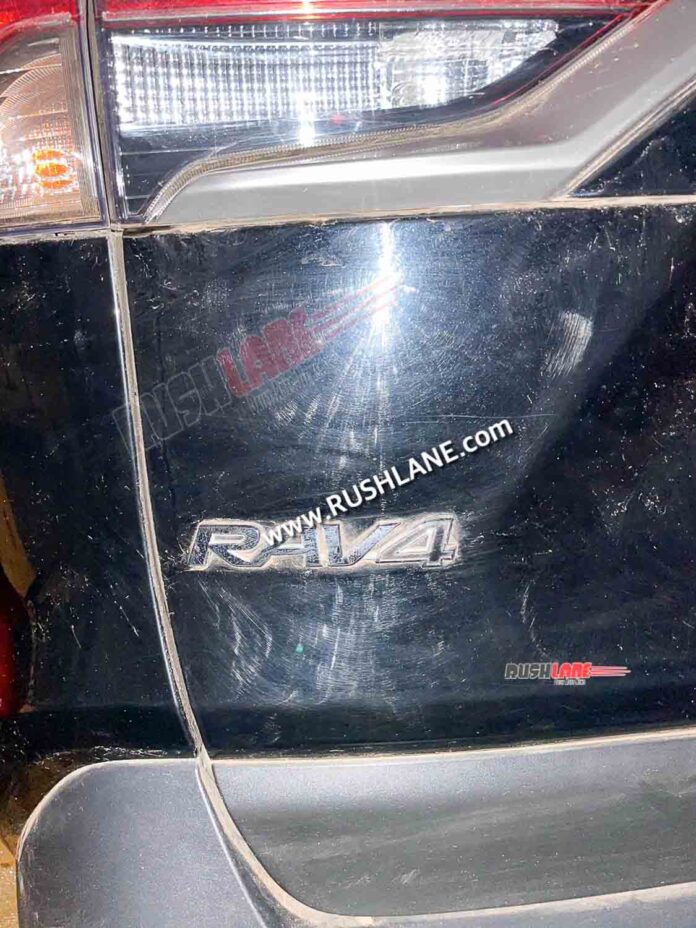 Toyota RAV4 India 4 - Toyota RAV4 Spotted Undisguised in India; Expected to Launch for Rs 60 Lakh Toyota RAV4 India 4