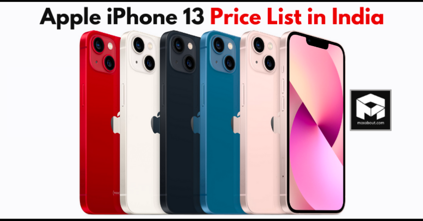 New Apple iPhone 13 Price List in India