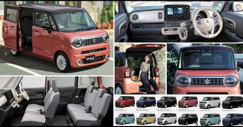 2022 Suzuki WagonR Smile Exterior & Interior Official Photos Revealed