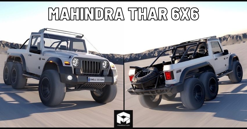 Meet New Mahindra Thar 6x6 Off-Roader