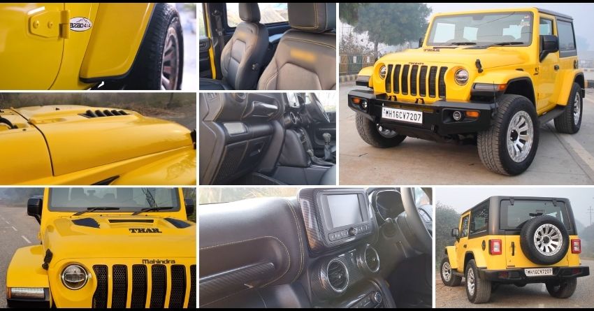 Mahindra Thar Modified to Look Like a Jeep Wrangler Rubicon