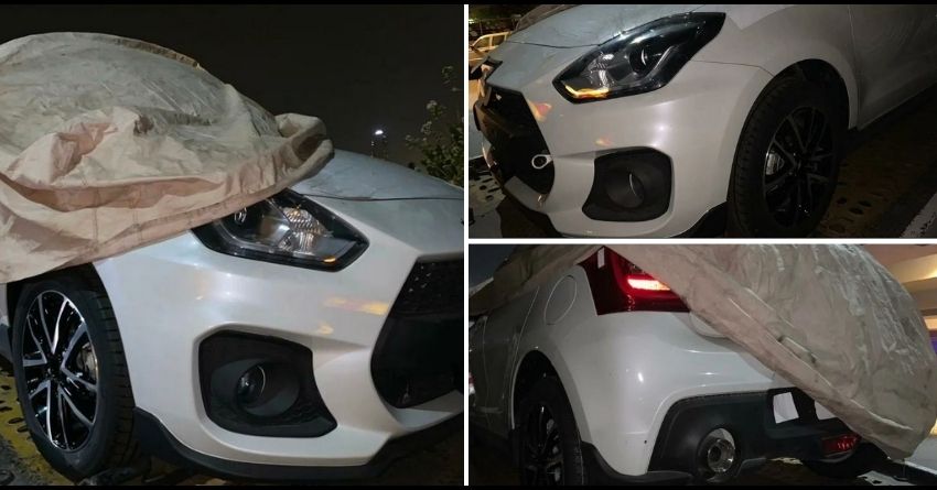 Maruti Suzuki Swift Sport Spotted Wearing "On Test By ARAI" Sticker