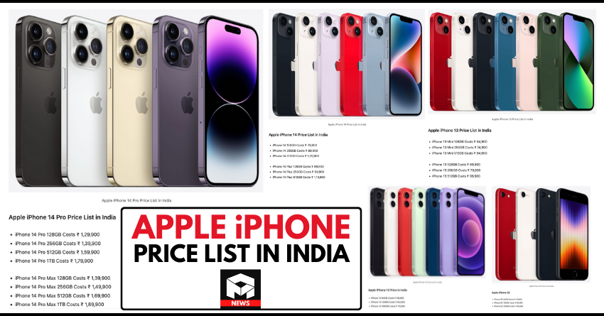 Planning to Buy The 2023 Apple iPhone in India – Here is the Complete Price List