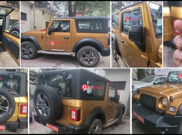 New Mahindra Thar Blazing Bronze Colour Leaked - Live Photos